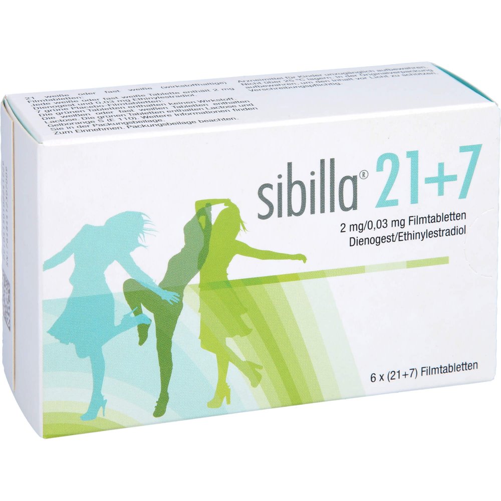 Das Produktfoto zeigt Sibilla 21+7 Filmtabletten (168 stk) PZN 10224172