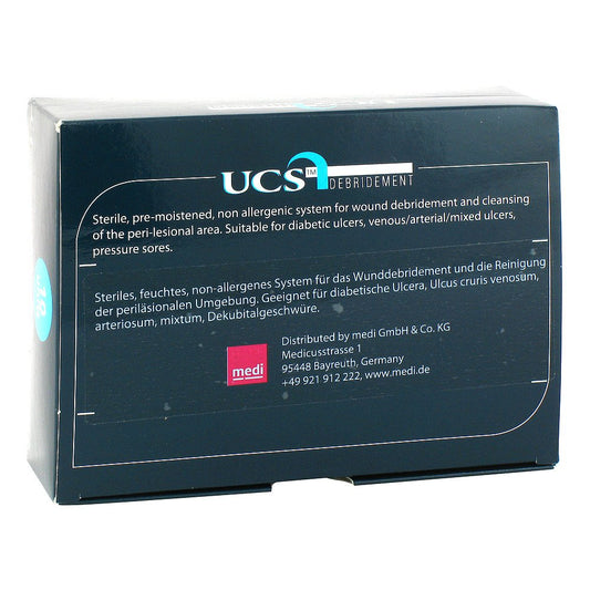 Das Produktfoto zeigt Ucs Debridement (10 stk) PZN 10224798