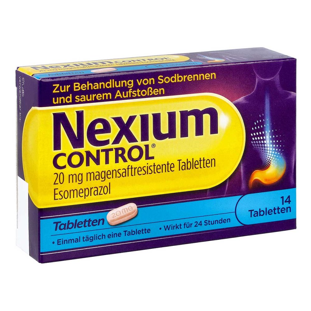 Nexium Control 20 Mg Magensaftresistente Tabletten (14 stk)