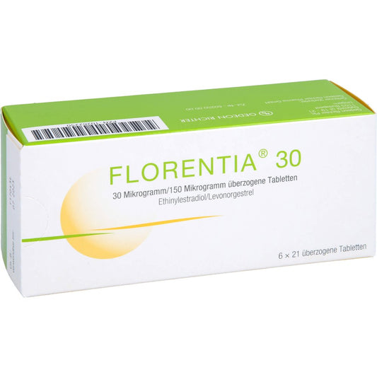 Florentia 30 30 Mikrogramm/150 Mikrogramm Üb.Tab. (126 stk)