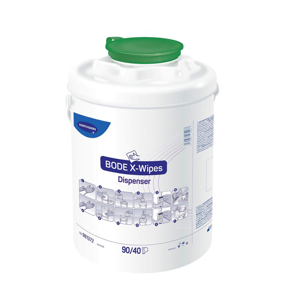 Das Produktfoto zeigt Bode X-Wipes Tuchspender Grün (1 stk) PZN 10273963