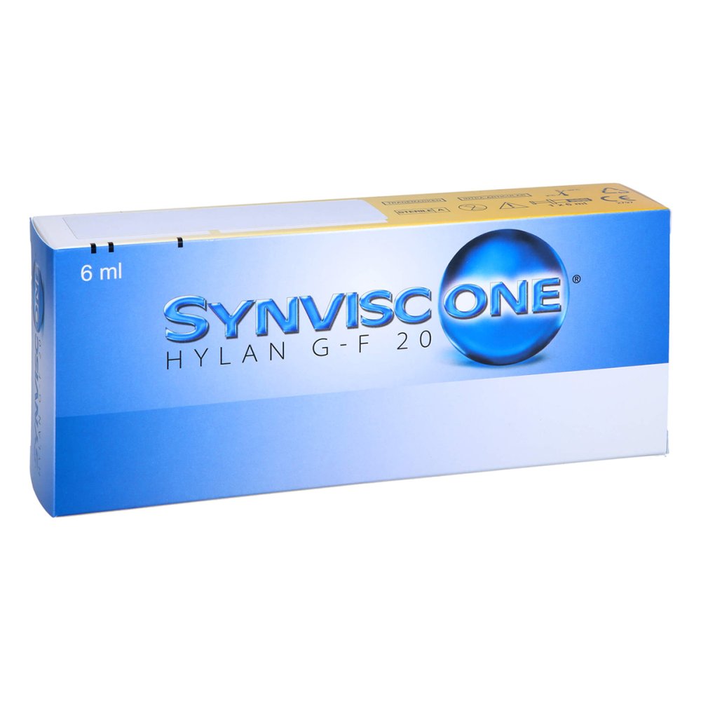 Das Produktfoto zeigt Synvisc One Spritzampullen (1 stk) PZN 10284116