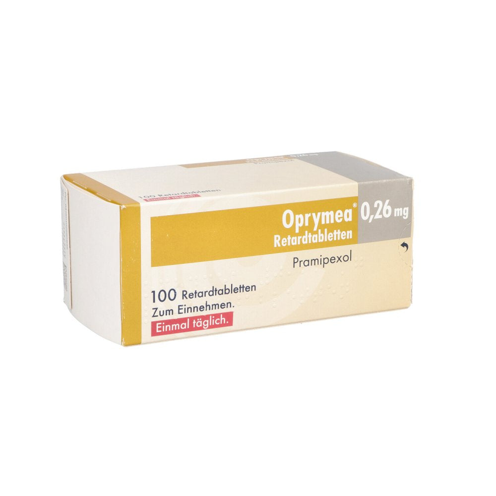 Das Produktfoto zeigt Oprymea 0,26 Mg Retardtabletten (100 stk) PZN 10288083