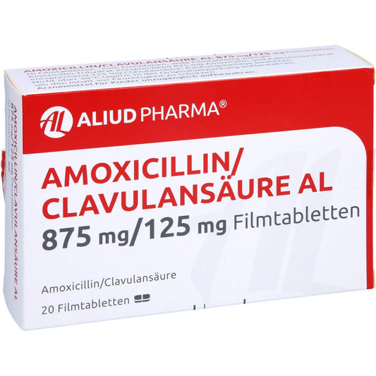 Amoxicillin/Clavulansäure Al 875mg/125mg Filmtabl. (20 stk)