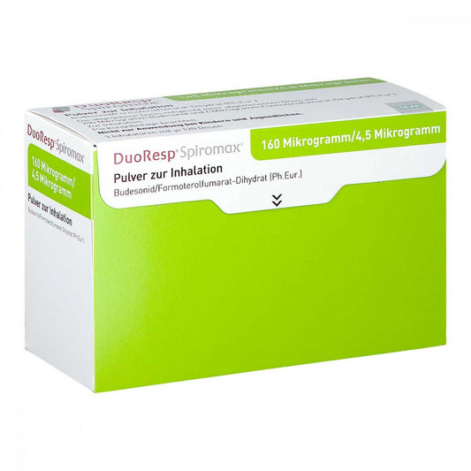Duoresp Spiromax 160μg/4,5μg/Dosis 3x120ed Inh.-P. (3 stk)
