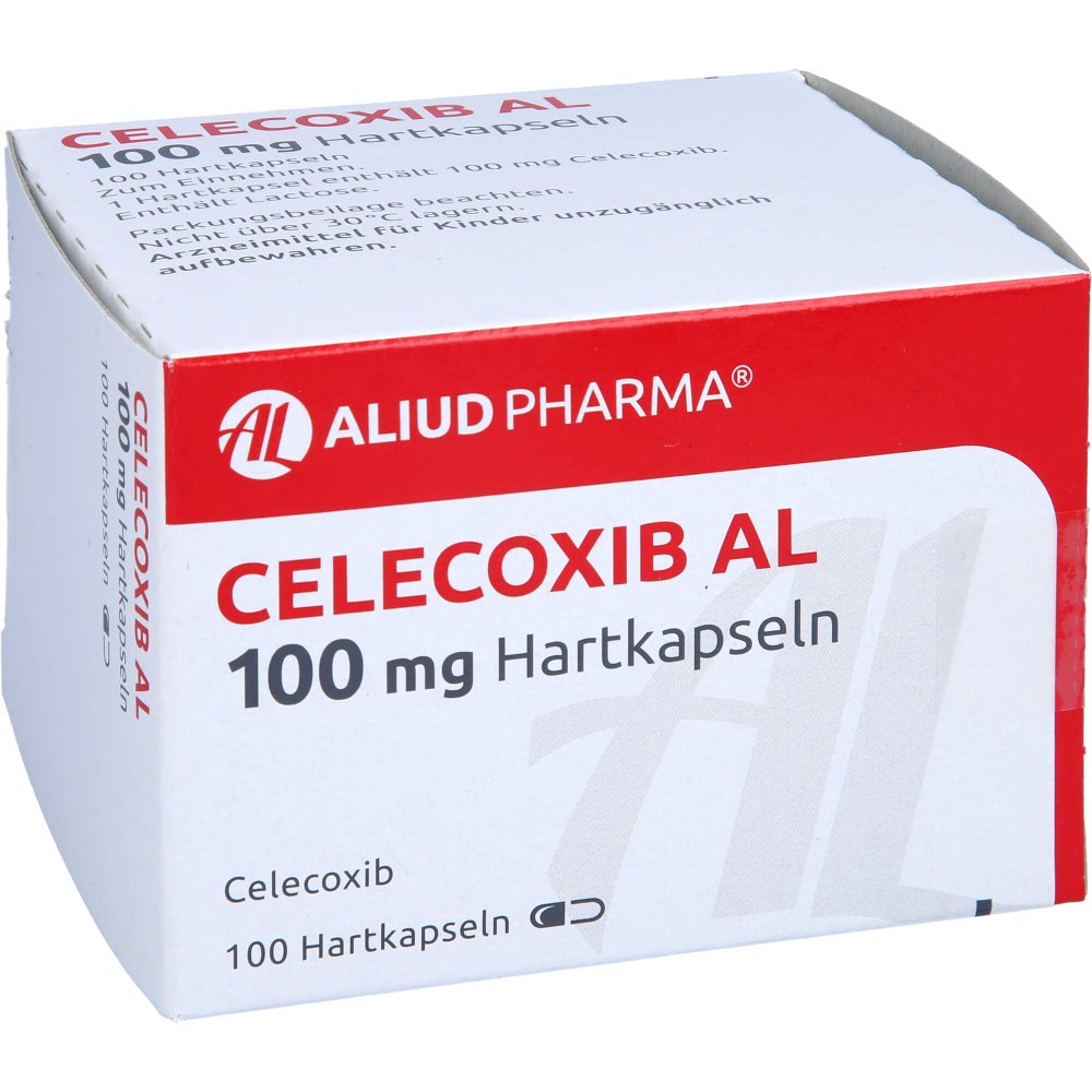 Das Produktfoto zeigt Celecoxib Al 100 Mg Hartkapseln (100 stk) PZN 10320757