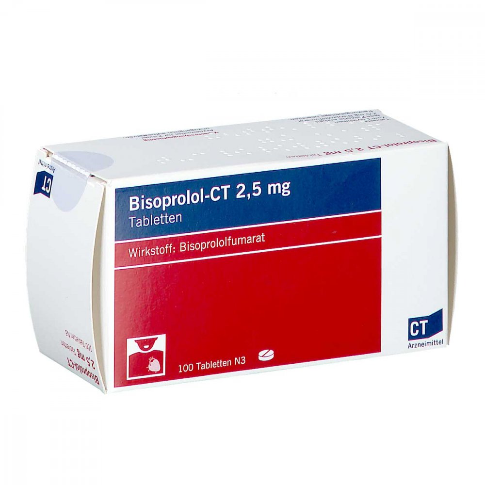 Bisoprolol-Ct 2,5 Mg Tabletten (100 stk)