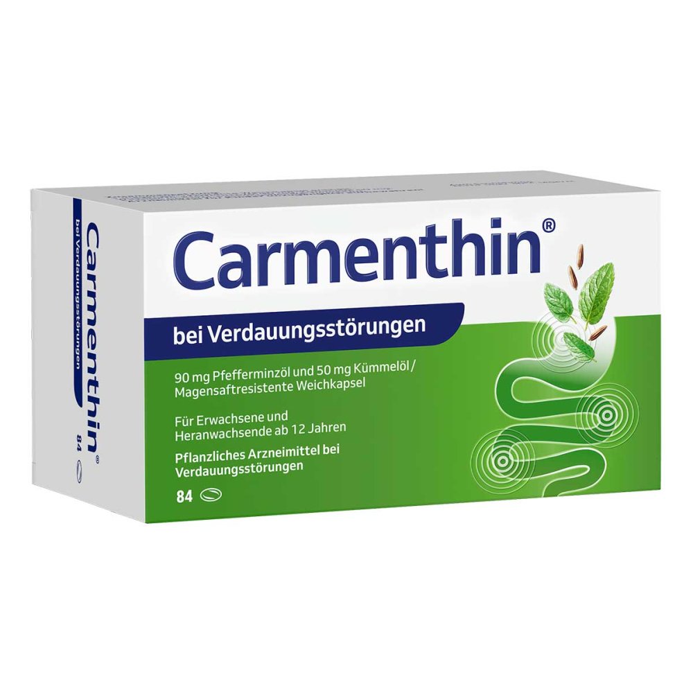 Carmenthin Bei Verdauungsstörungen Msr.Weichkaps. (84 stk)