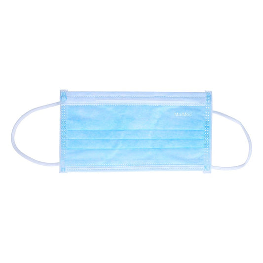 Das Produktfoto zeigt Forma-Care Premium Mundschutz M.Elastikband Blau (50 stk) PZN 10344870