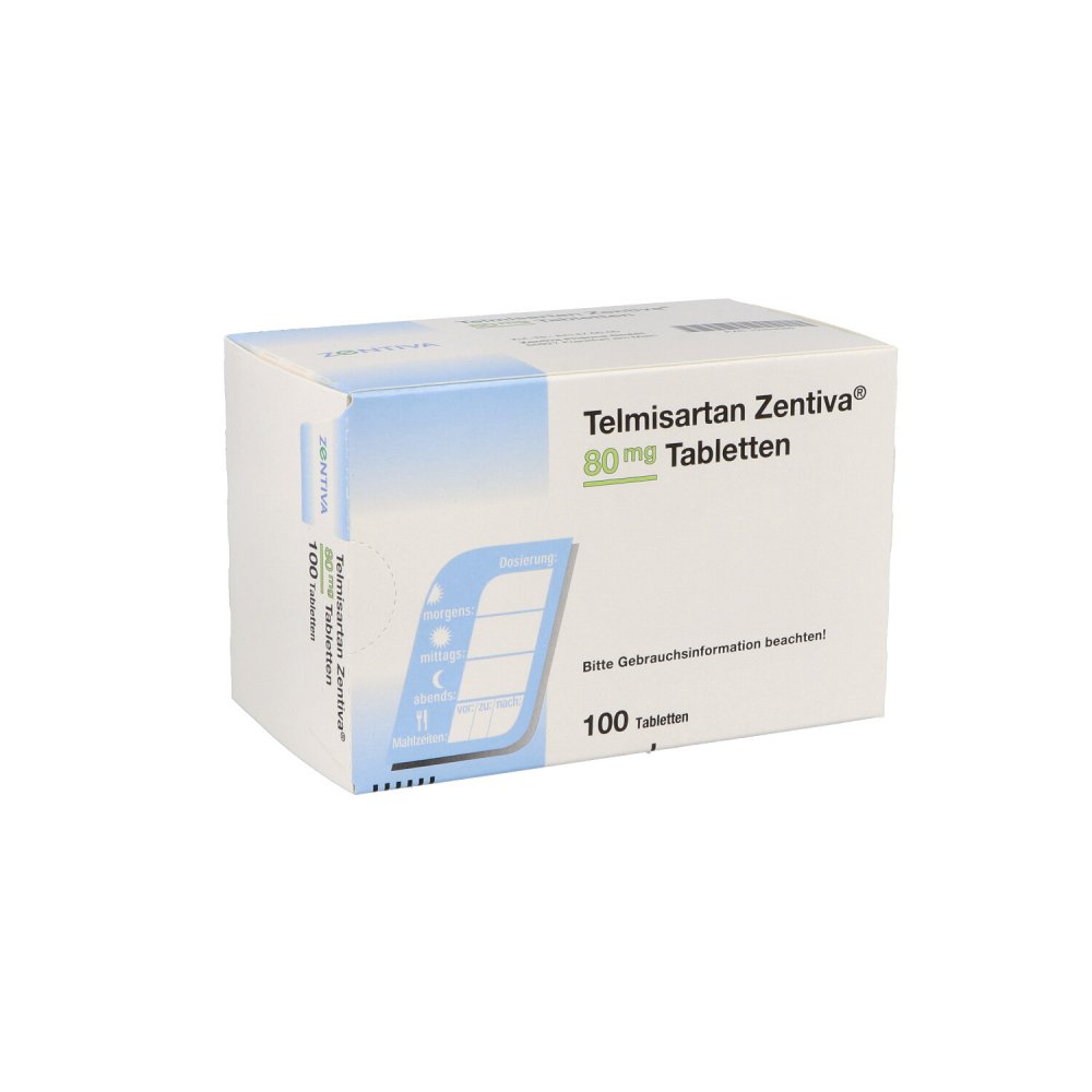 Telmisartan Zentiva 80 Mg Tabletten (100 stk)