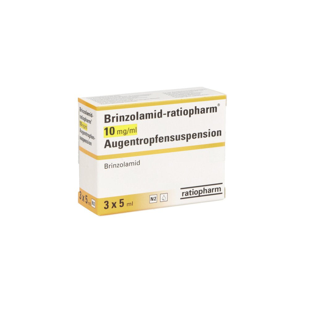 Brinzolamid-Ratiopharm 10 Mg/Ml Augentropfensusp. (3X5 ml)