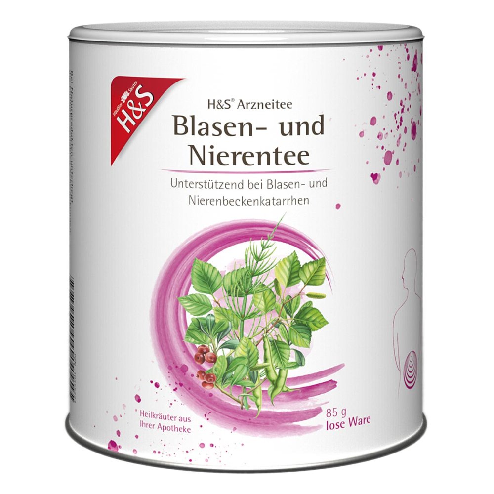 Das Produktfoto zeigt H&S Blasen- Und Nierentee Lose (85 g) PZN 10355224