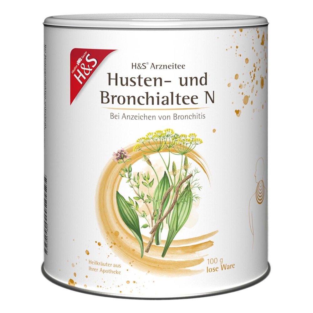 Das Produktfoto zeigt H&S Husten- Und Bronchialtee N Lose (100 g) PZN 10355247