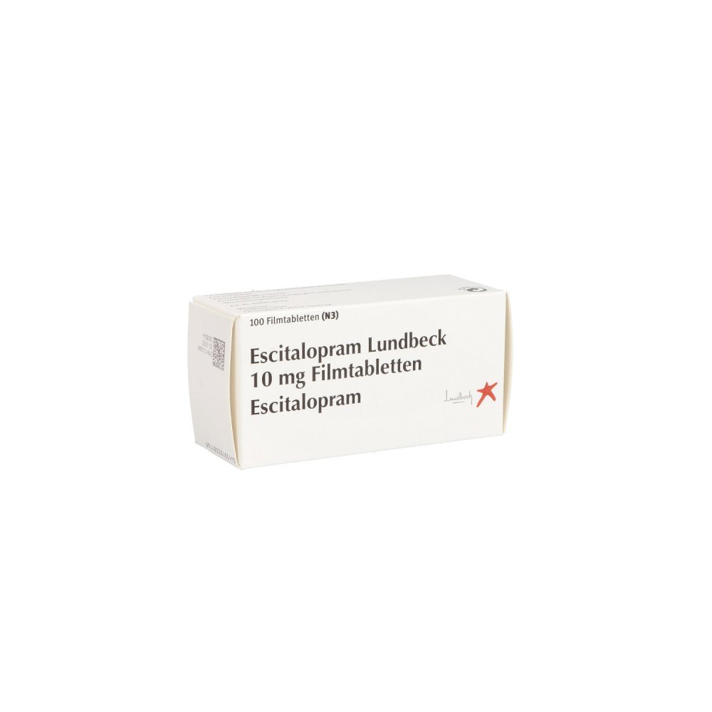 Escitalopram Lundbeck 10 Mg Filmtabletten (100 stk)