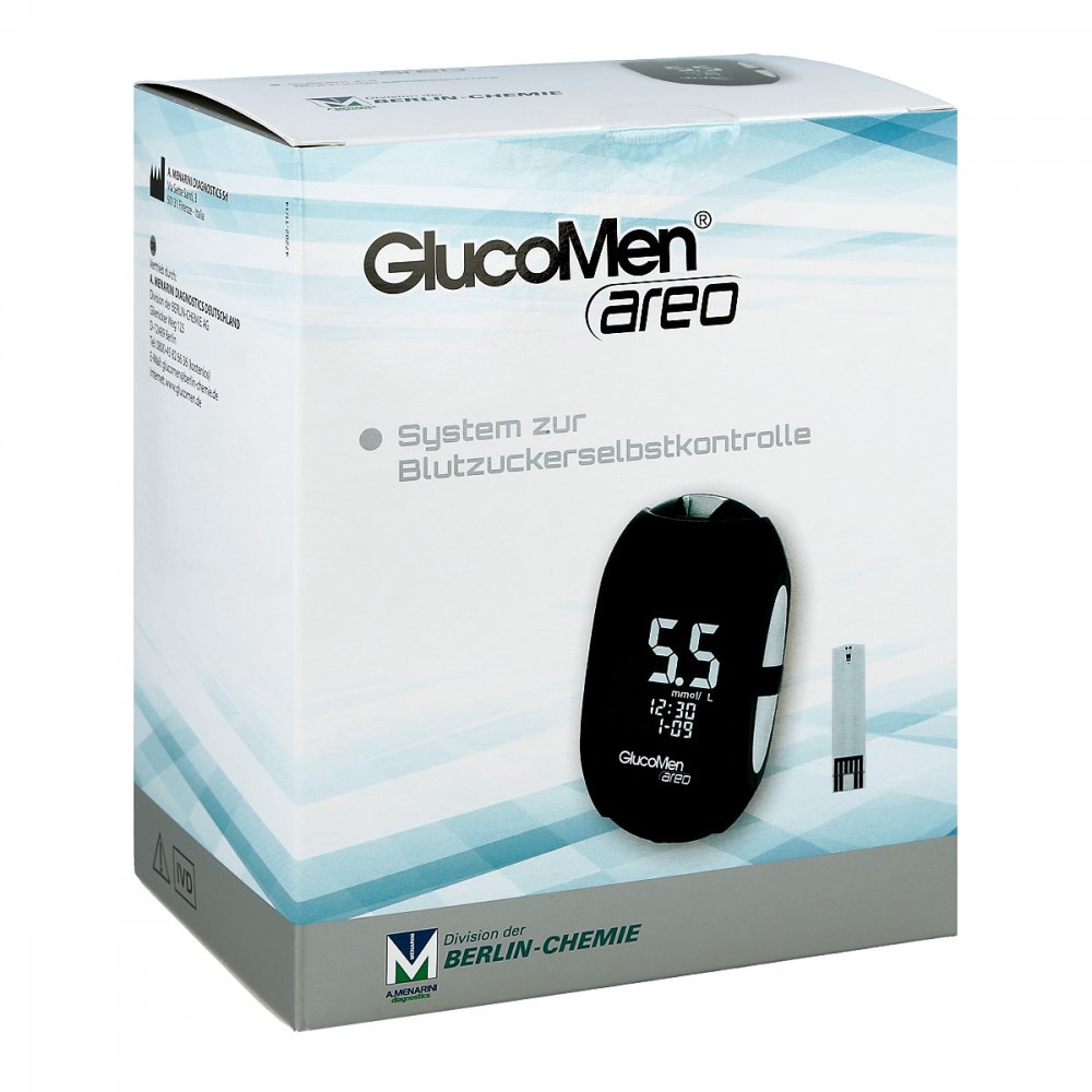 Glucomen Areo Blutzuckermessgerät Set Mmol/L (1 stk)