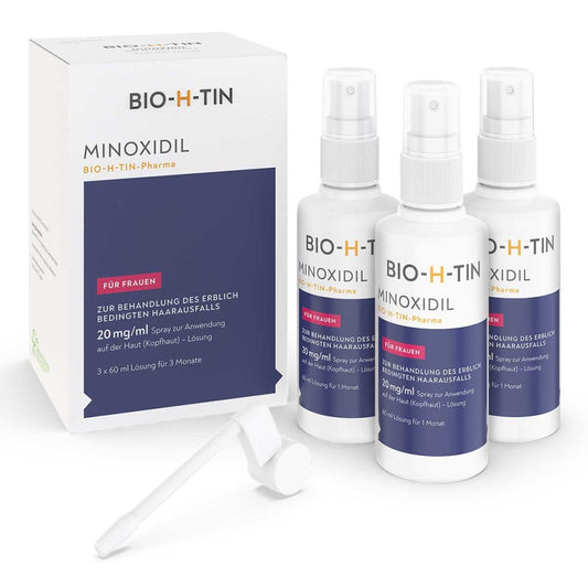 Minoxidil Bio-H-Tin Pharma 20 Mg/Ml Spray Lsg. (3X60 ml)
