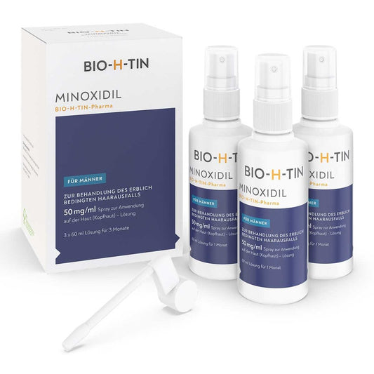 Minoxidil Bio-H-Tin Pharma 50 Mg/Ml Spray Lsg. (3X60 ml)