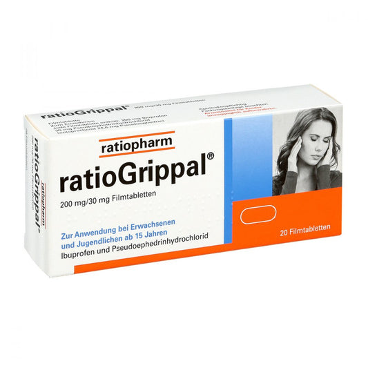 Ratiogrippal 200 Mg/30 Mg Filmtabletten (20 stk)