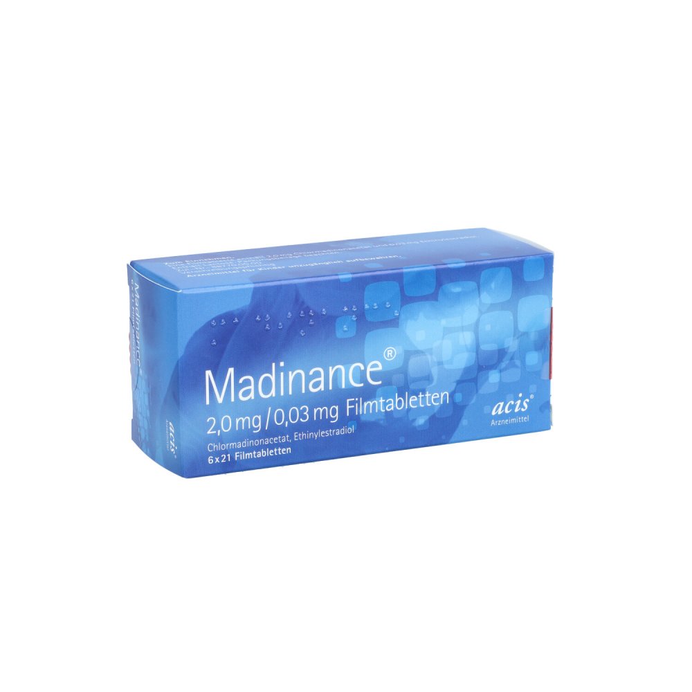 Madinance 2,0 Mg/0,03 Mg Filmtabletten (6X21 stk)