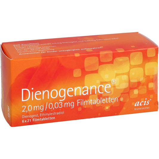Dienogenance 2,0 Mg/0,03 Mg Filmtabletten (6X21 stk)