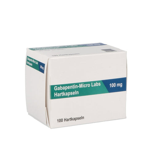 Das Produktfoto zeigt Gabapentin Micro Labs 100 Mg Hartkapseln (100 stk) PZN 10517075