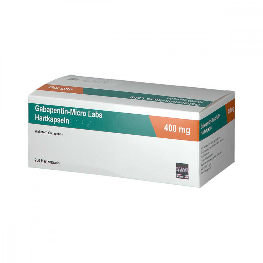 Gabapentin Micro Labs 400 Mg Hartkapseln (200 stk)