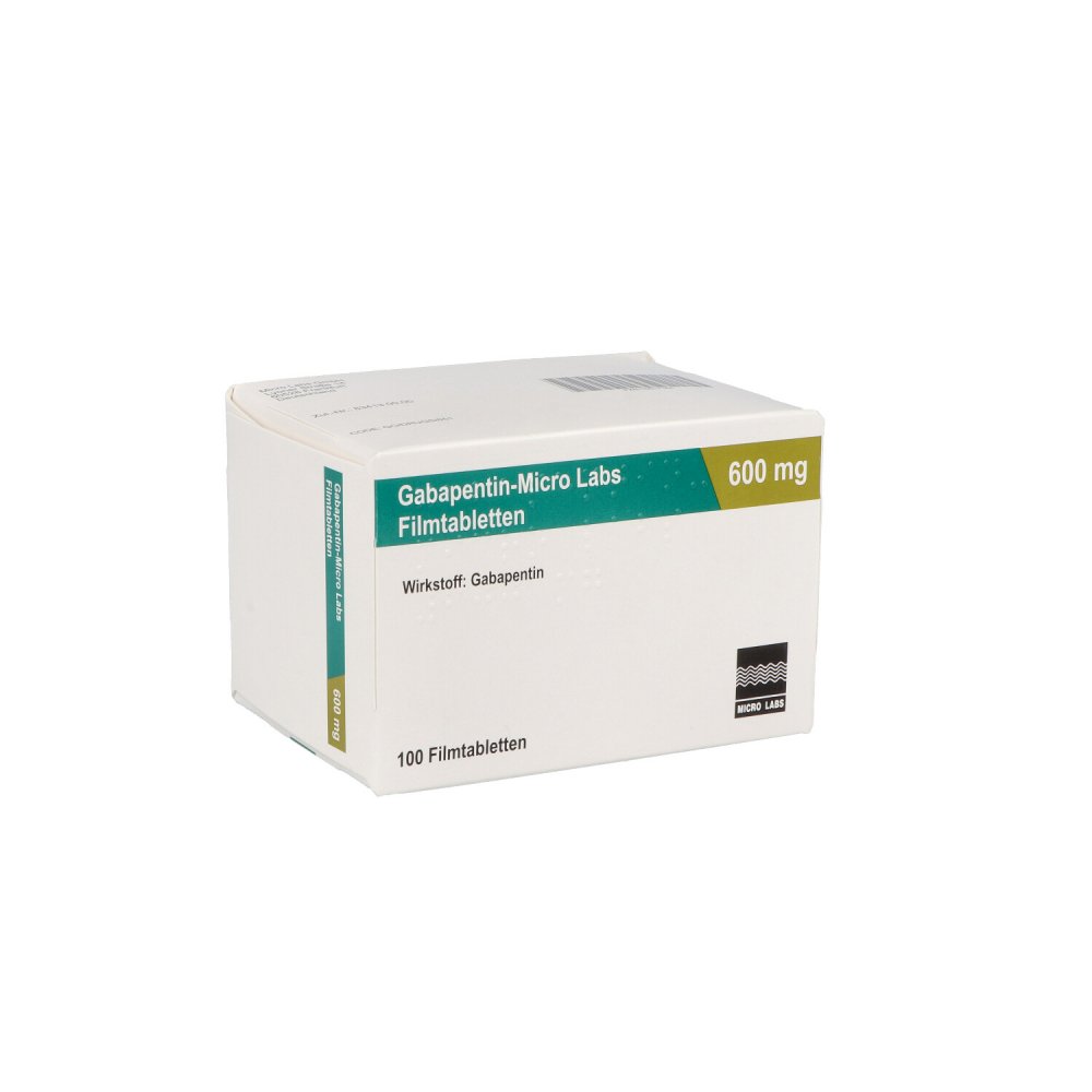 Gabapentin Micro Labs 600 Mg Filmtabletten (100 stk)