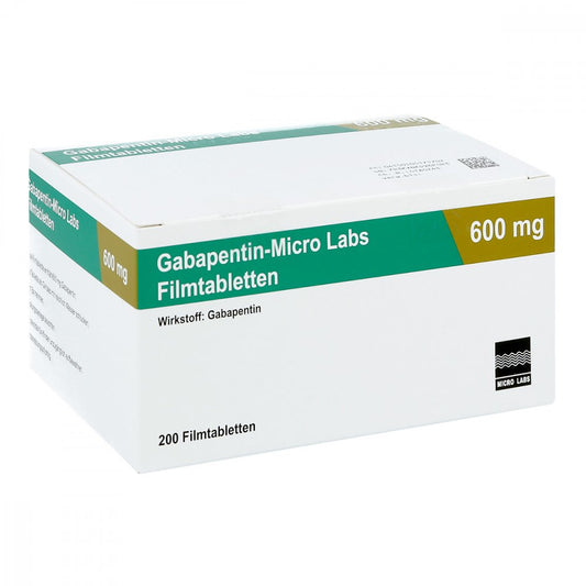 Gabapentin Micro Labs 600 Mg Filmtabletten (200 stk)