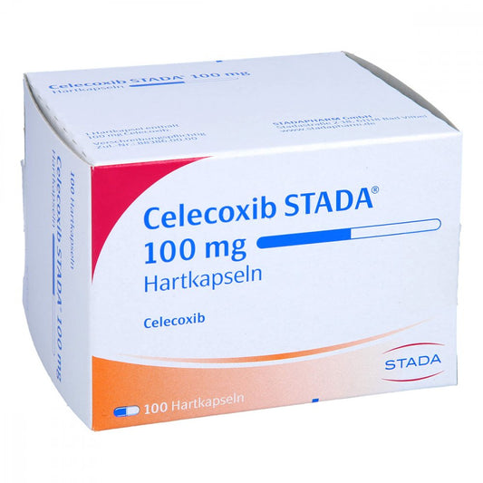 Das Produktfoto zeigt Celecoxib Stada 100 Mg Hartkapseln (100 stk) PZN 10525063