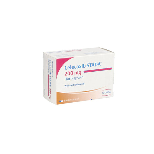 Das Produktfoto zeigt Celecoxib Stada 200 Mg Hartkapseln (50 stk) PZN 10525092