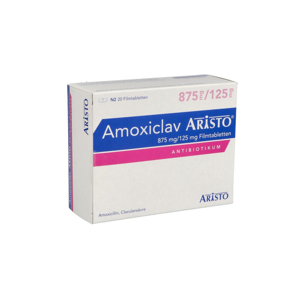 Amoxiclav Aristo 875 Mg/125 Mg Filmtabletten (20 stk)