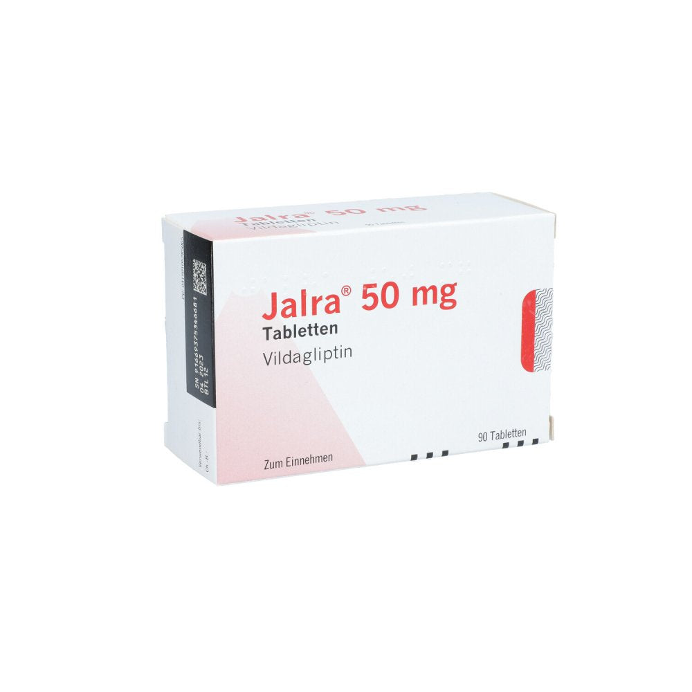 Das Produktfoto zeigt Jalra 50 Mg Tabletten (90 stk) PZN 10528506
