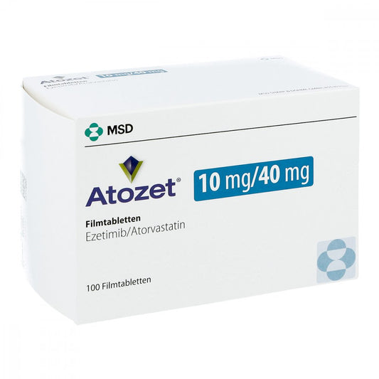 Atozet 10 Mg/40 Mg Filmtabletten (100 stk)