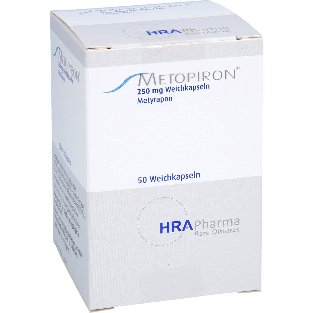 Das Produktfoto zeigt Metopiron 250 Mg Weichkapseln (50 stk) PZN 10538947