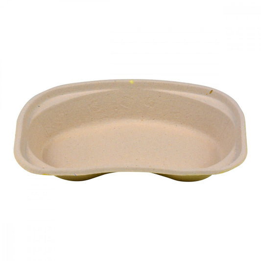 Das Produktfoto zeigt Nierenschale Pappe 48x150x255 Mm Grau (10 stk) PZN 10545189