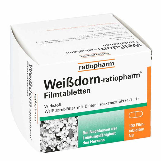 Weissdorn-Ratiopharm Filmtabletten (100 stk)