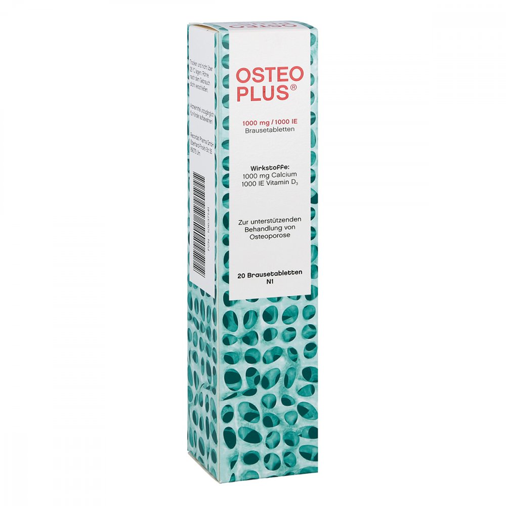 Das Produktfoto zeigt Osteoplus Brausetabletten (20 stk) PZN 10637141
