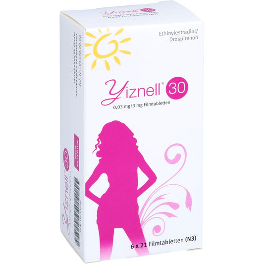 Yiznell 30 0,03 Mg/3 Mg Filmtabletten (6X21 stk)