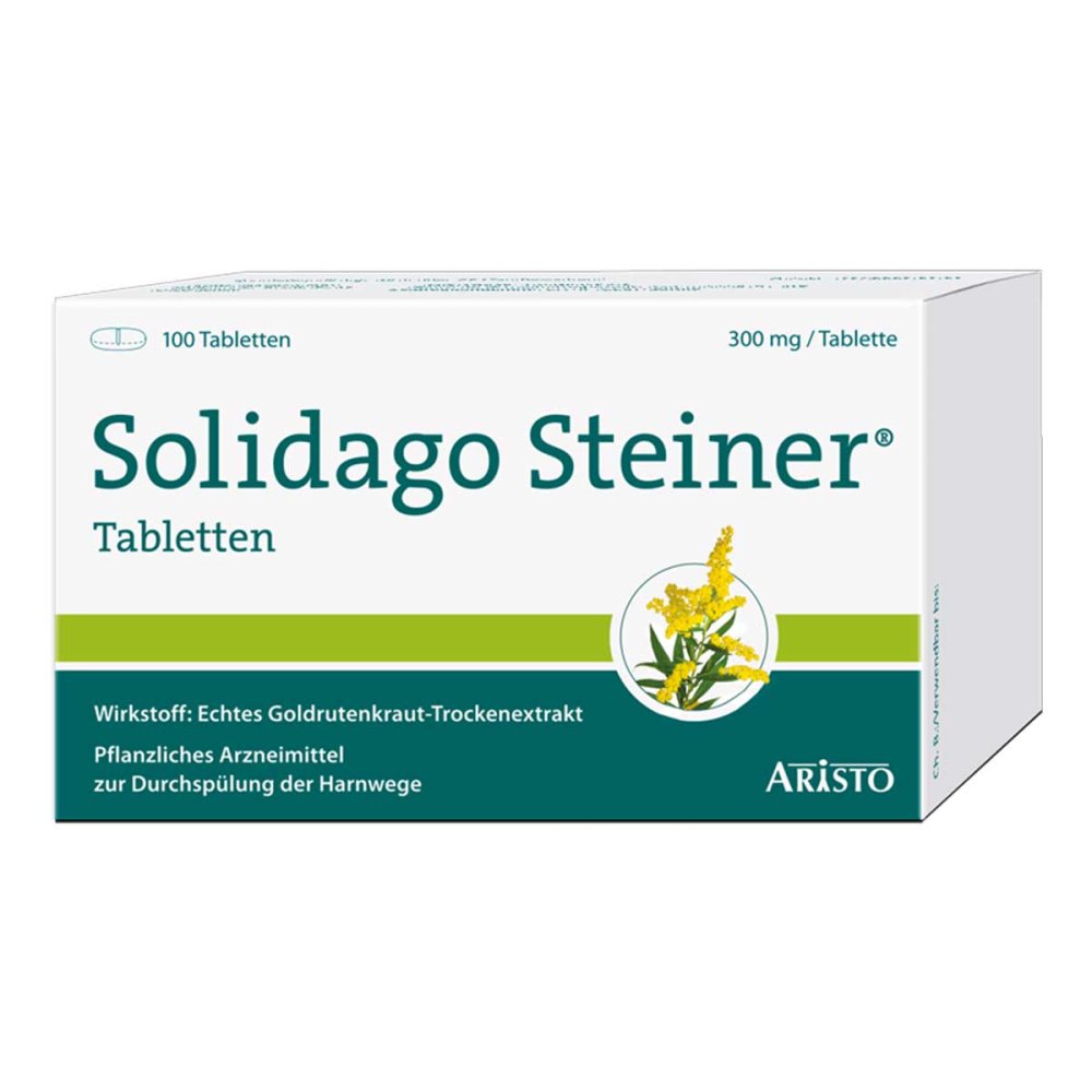 Das Produktfoto zeigt Solidago Steiner Tabletten (100 stk) PZN 10736009