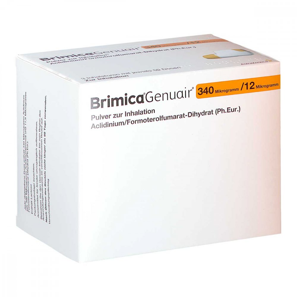 Brimica Genuair 340 Μg/12 Μg Plv.Z.Inhalation 60ed (3 stk)