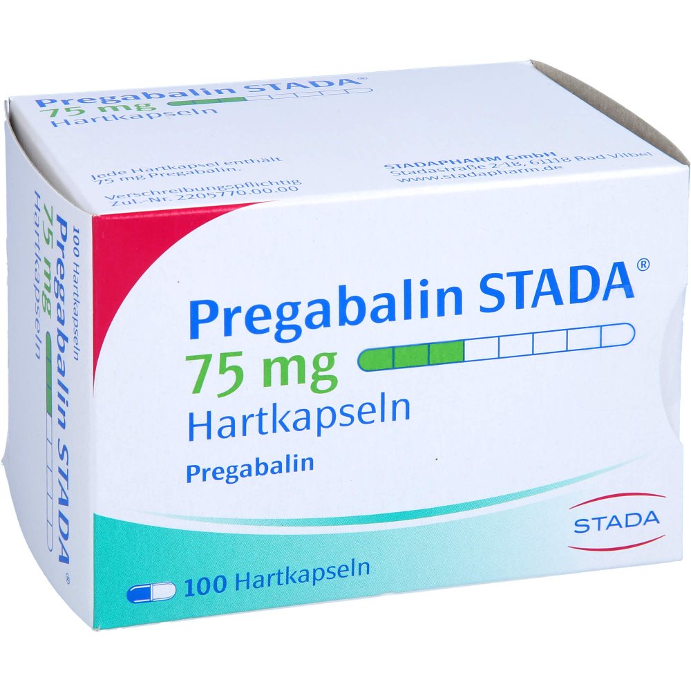 Pregabalin Stada 75 Mg Hartkapseln (100 stk)