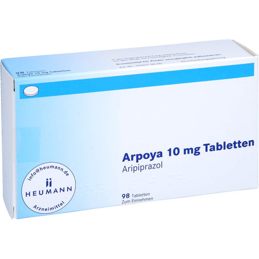 Das Produktfoto zeigt Arpoya 10 Mg Tabletten (98 stk) PZN 10785373