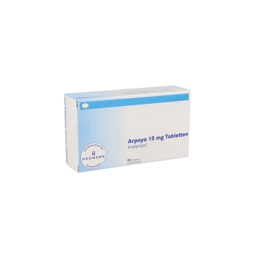 Das Produktfoto zeigt Arpoya 15 Mg Tabletten (98 stk) PZN 10785410