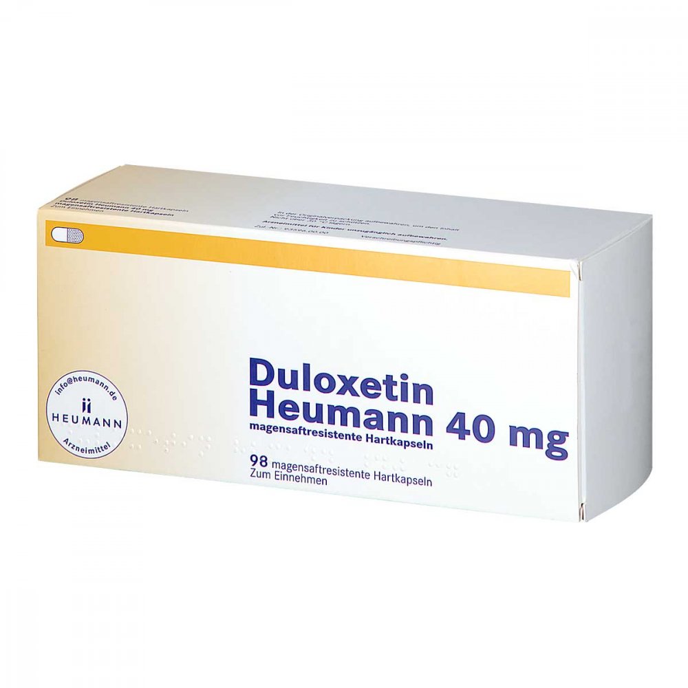 Duloxetin Heumann 40 Mg Magensaftres.Hartkapseln (98 stk)