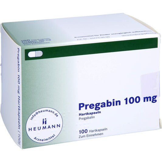 Das Produktfoto zeigt Pregabin 100 Mg Hartkapseln (100 stk) PZN 10785798