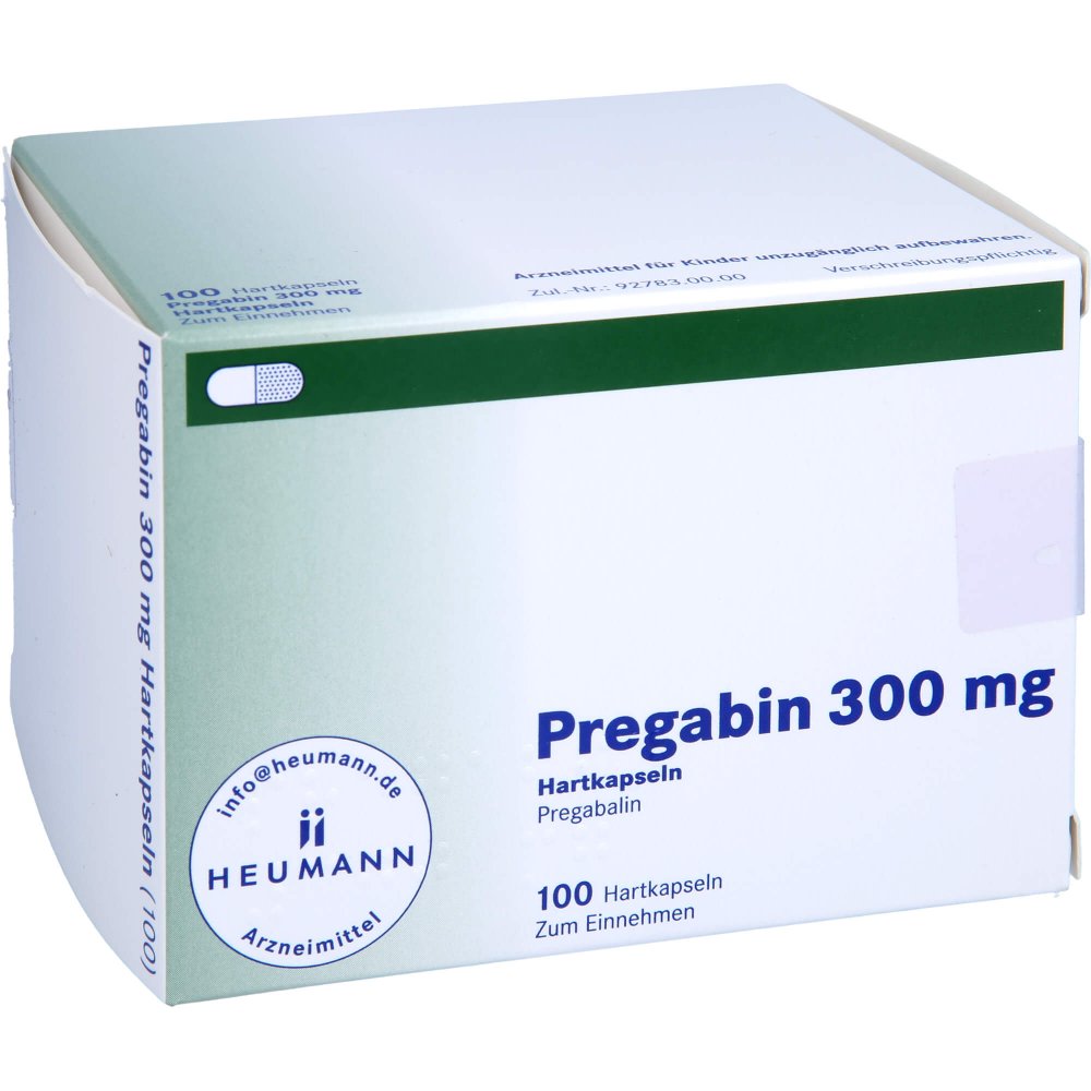 Das Produktfoto zeigt Pregabin 300 Mg Hartkapseln (100 stk) PZN 10785893