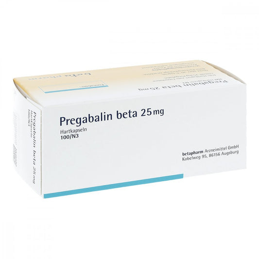 Pregabalin Beta 25 Mg Hartkapseln (100 stk)