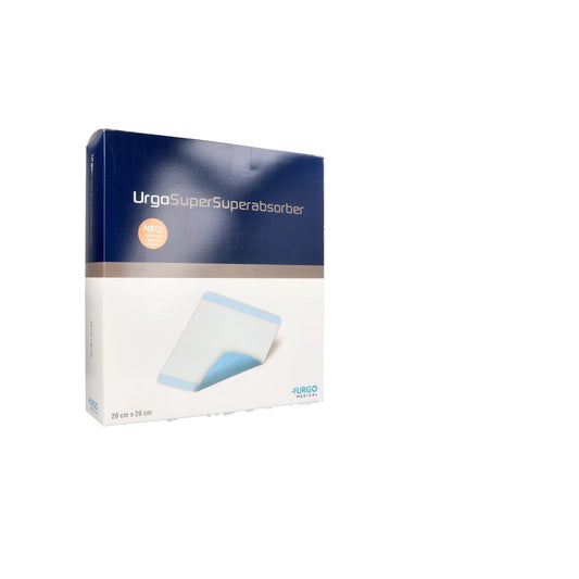 Das Produktfoto zeigt Urgosupersuperabsorber 20x20 Cm Verband (25 stk) PZN 10824038
