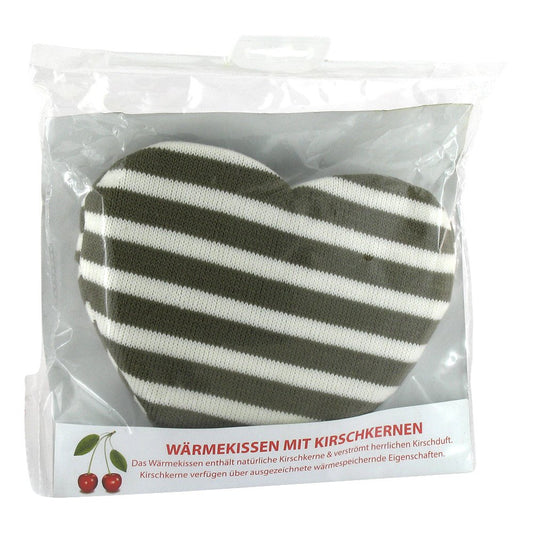 Das Produktfoto zeigt Wärmekissen Kirschkernfüllung Herzform (1 stk) PZN 10827433