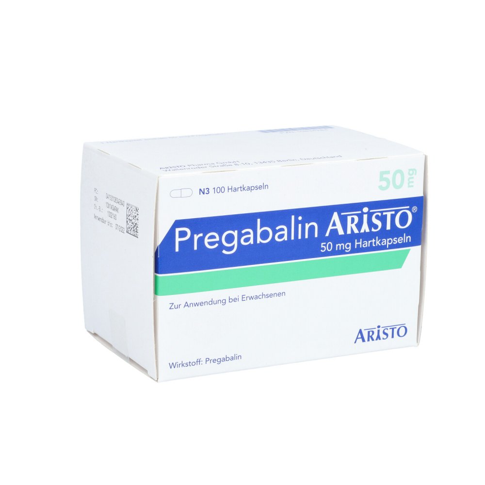Pregabalin Aristo 50 Mg Hartkapseln (100 stk)